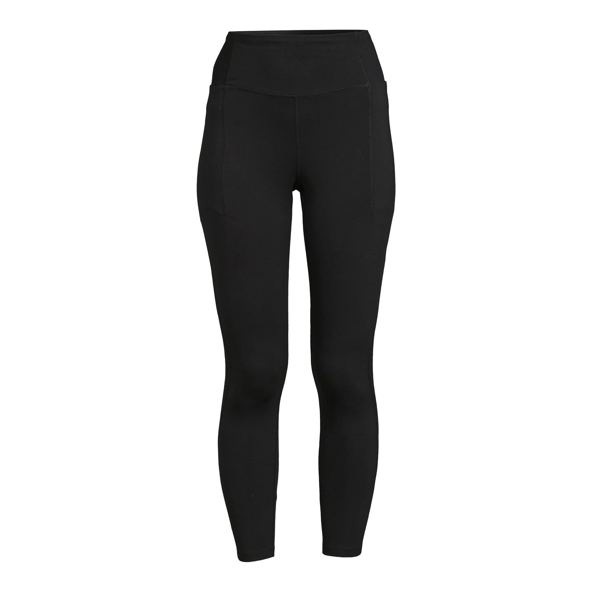 Avia Women's Performance Leggings with Ribbed Insets | Walmart (US)