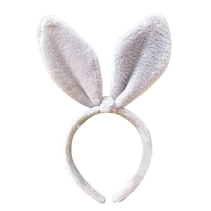 Mookiraer Bunny Ears Headband for Women Girls Daily Wearing,Christmas Easter Rabbit Ear Hair Band... | Amazon (US)