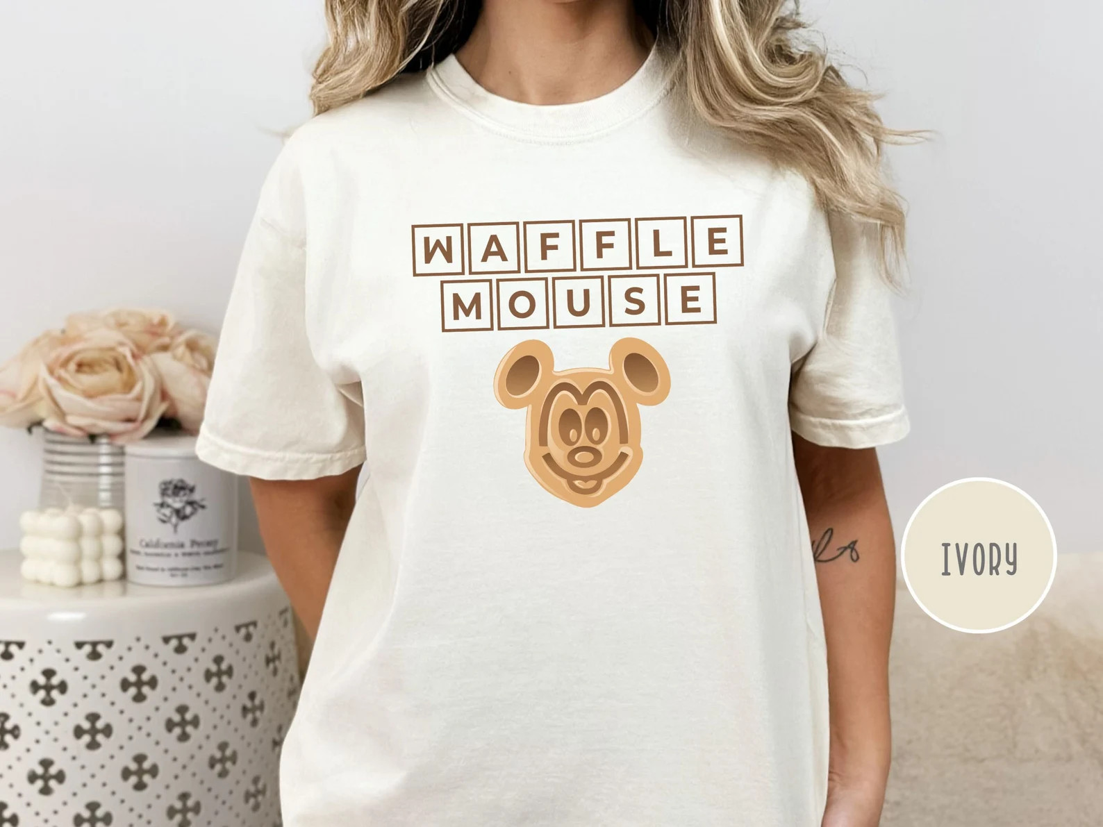 Disney Mickey Waffles Shirt, Comfort Colors Disney Shirt, Mickey Shaped Food Tshirt, Disney World... | Etsy (Global)