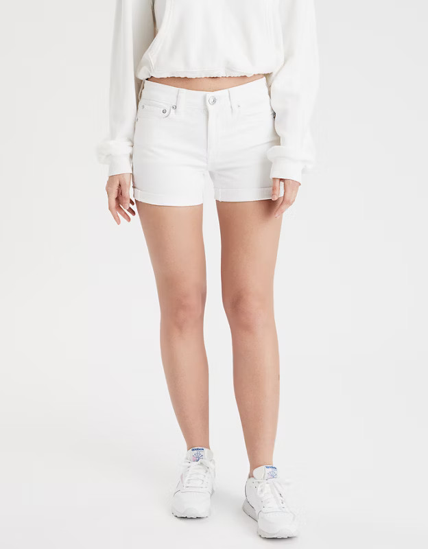 AE Denim Midi Short | American Eagle Outfitters (US & CA)