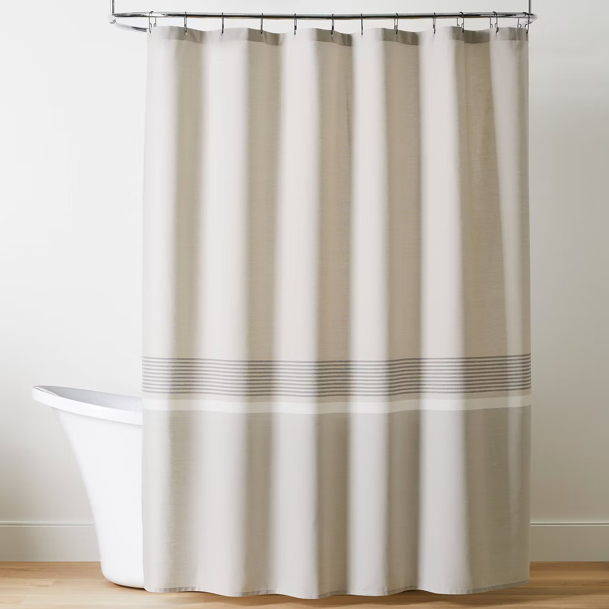 Color Block Striped Woven Shower Curtain - Hearth & Hand™ with Magnolia | Target