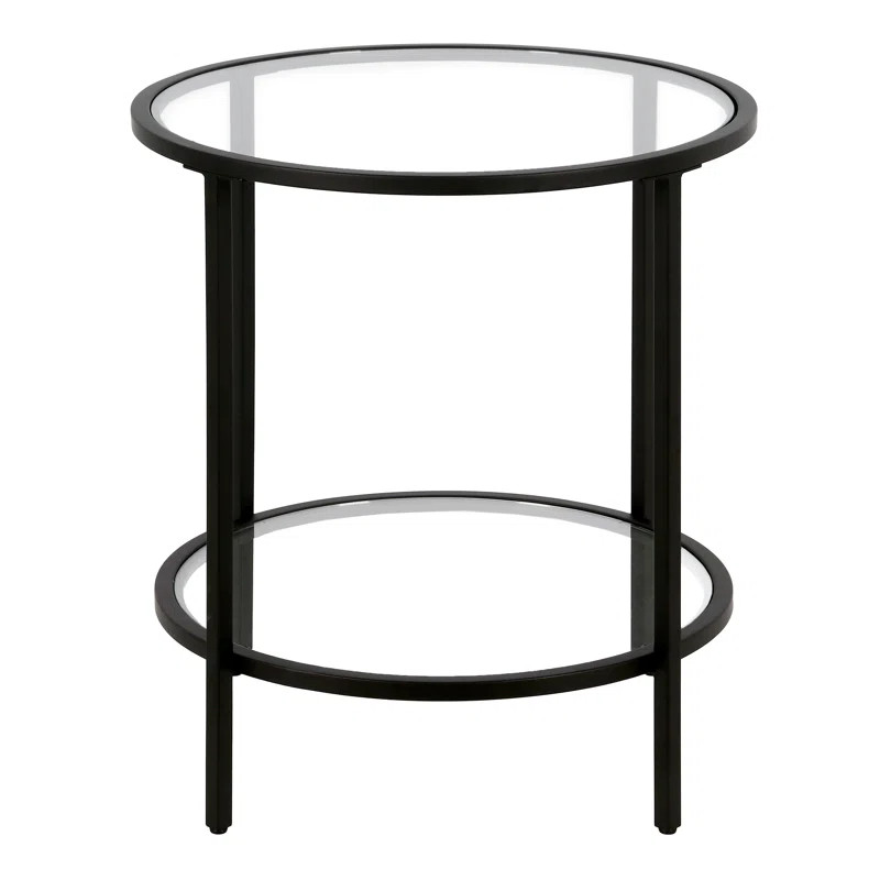 Edlin Glass Top End Table | Wayfair North America