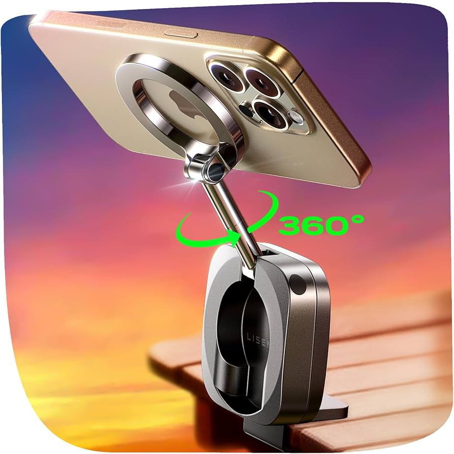 LISEN Airplane Travel Essentials Phone Holder for MagSafe Accessories, Handsfree for MagSafe Phon... | Amazon (US)