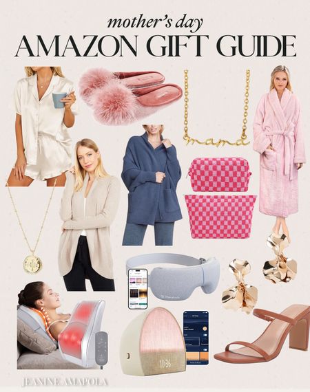 Amazon Mother’s Day gift Guide 🙌🏻🙌🏻

Bedroom slippers, make up bag, cardigan, neck massager, bathrobe, pajamas 

#LTKhome #LTKGiftGuide #LTKitbag