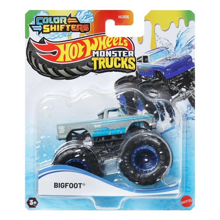Hot Wheels Monster Trucks 1:64 Color Shifters, 1 Toy Truck Changes Colors in Water (Styles May Va... | Walmart (US)