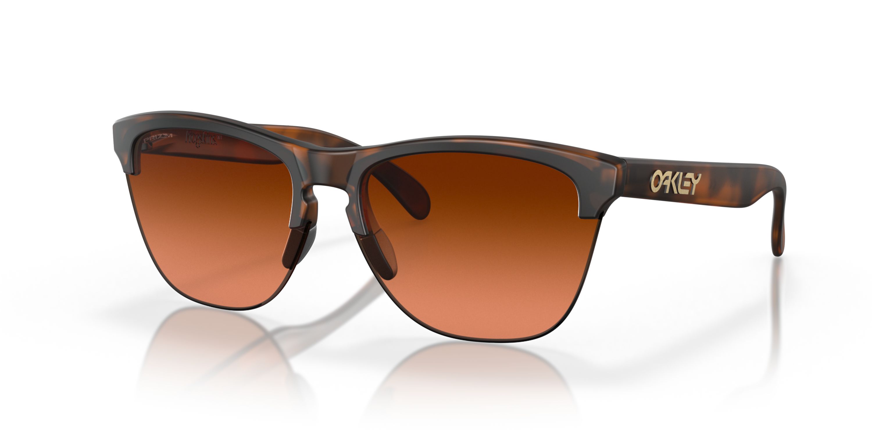 Oakley Frogskins™ Lite Prizm Brown Gradient Lenses, Matte Brown Tortoise Frame Sunglasses | Oak... | Oakley (US)