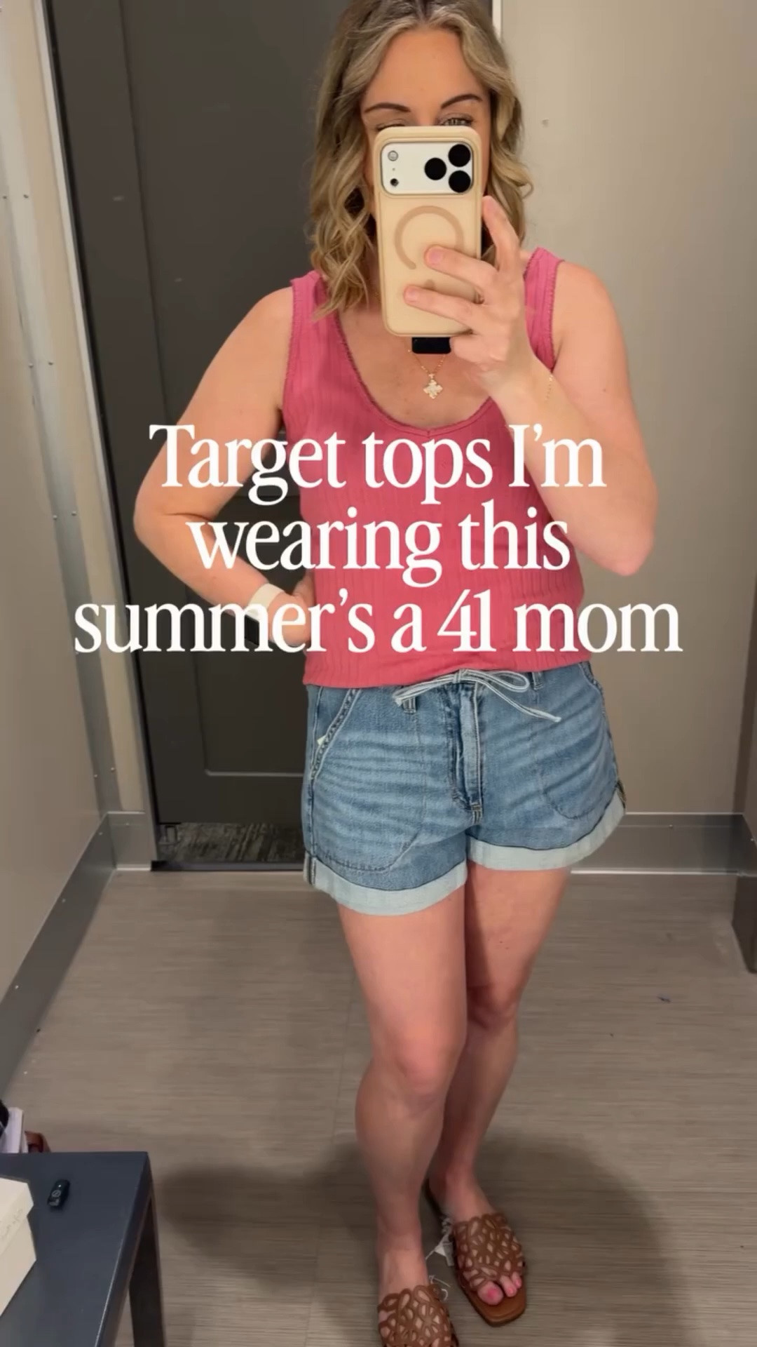 Comment HAUL and I’ll send you the 🔗🔗s! 

Target is seriously coming through with the cutest summer basics right now 👏 These tanks are SO flattering and easy to mix and match with shorts, jeans, linen pants, or layered under a cardigan. And these drawstring denim shorts?! Comfortable enough for everyday mom life but still look put together 🙌

Which top is your favorite?!
🤍 Gray
🌸 Pink
🖤 Black
🤎 Tan

Everything is affordable, comfy, and perfect for summer errands, vacation, BBQs, and everyday casual outfits ☀️

#targetstyle #targetfinds #targethaul #summerstyle momstyle affordablefashion casualoutfits everydaystyle targetfashion targetmom summeroutfits affordablefinds ootd momfashion targetnewarrival

#LTKootd #LTKmomlife #LTKSaleAlert