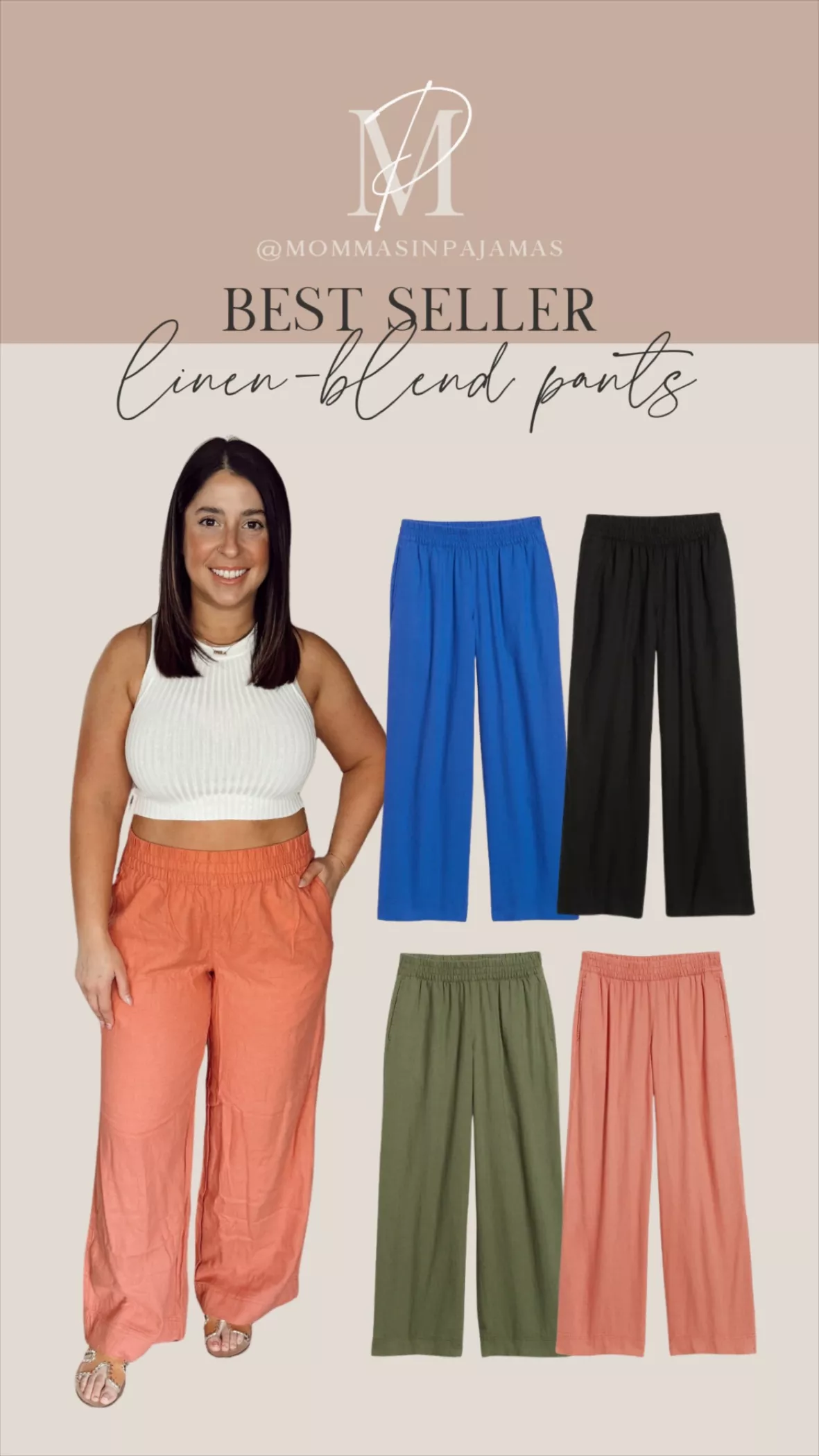 Womens Linen Pants High Waisted … curated on LTK