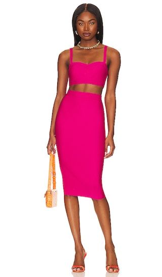 Emilia Skirt Set in Pink | Revolve Clothing (Global)