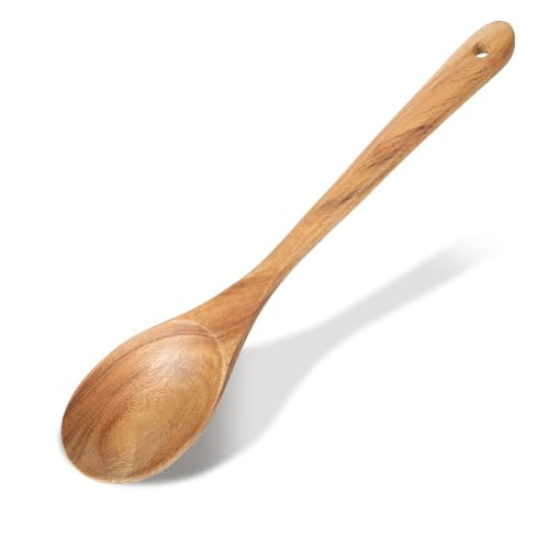 Large Wooden Spoon 13" Extra Large Spoon for Cooking, Mixing Spoon Serving Spoons Big Wood Spoon Cooking Spoons Wooden Kitchen Utensil for Cooking Serving Mixing | Amazon (US)
