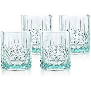 BELLAFORTE - Shatterproof Tritan Plastic Short Tumbler Teal - 13oz, Set of 4 Myrtle Beach Drinking G | Amazon (US)