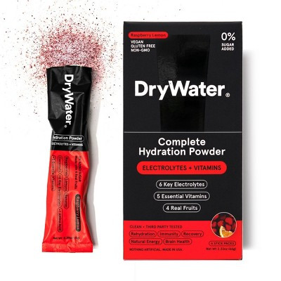 DryWater Raspberry & Lemon - 6ct | Target