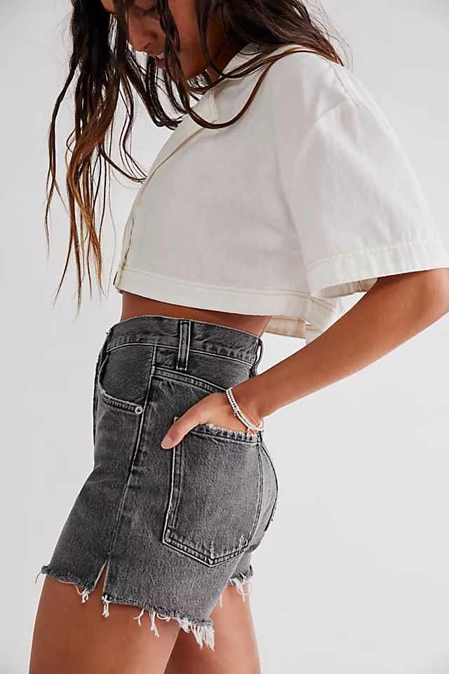AGOLDE Dee Ultra High-Rise Shorts | Free People (Global - UK&FR Excluded)