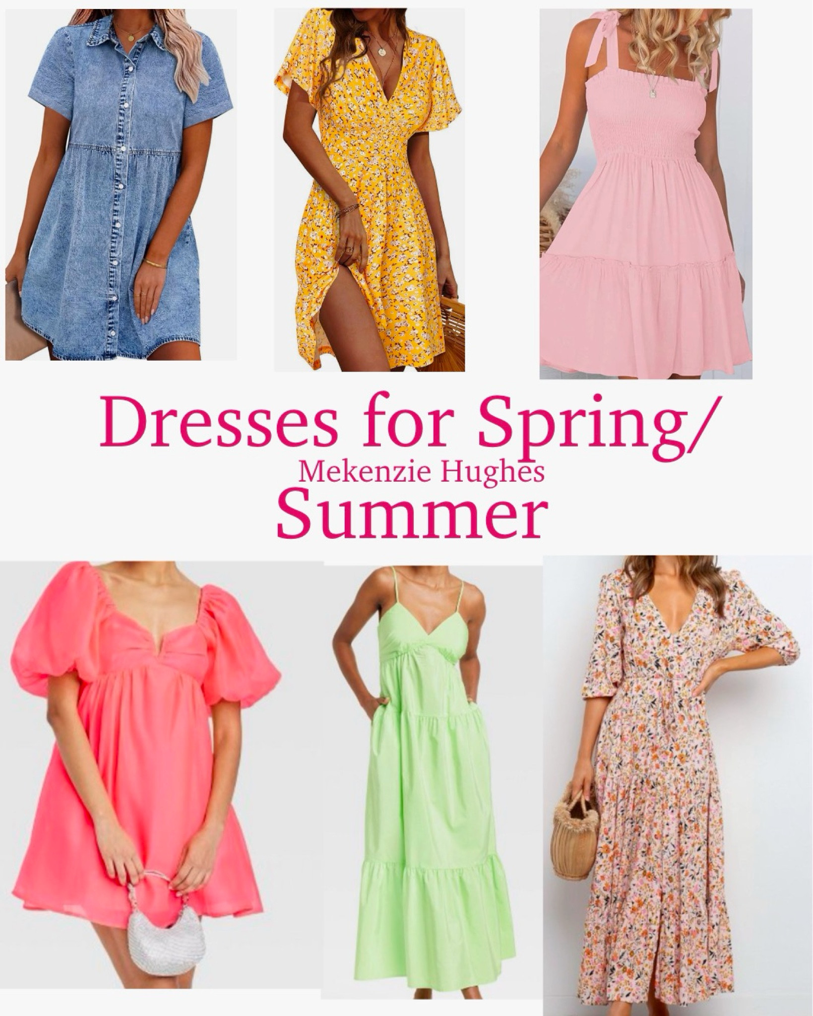 Spring dresses 

#LTKstyletip #LTKwedding #LTKSeasonal