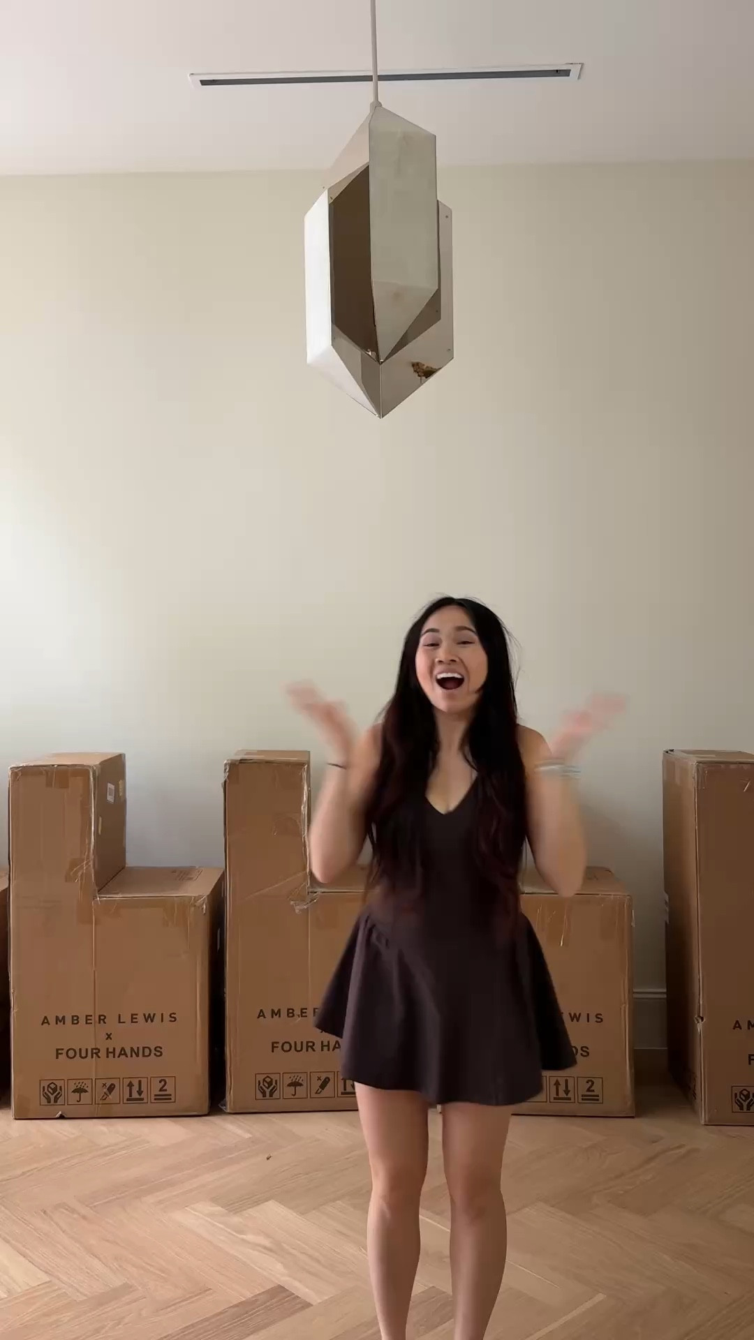 In love with the counter stools we chose for our kitchen! There are several options in the same colorway and you're able to add seating cushions to it! We ordered these from @perigold and they came quick and perfect Four Hands x Amber Lewis collection 