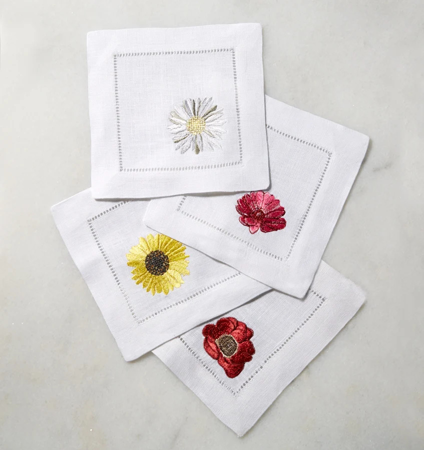 Fiori Cocktail Napkins | SFERRA Fine Linens