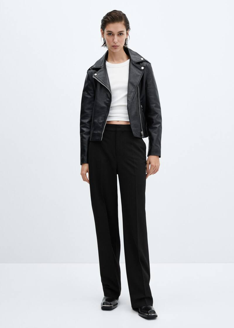 Search: black leather jacket (28) | Mango USA | MANGO (US)