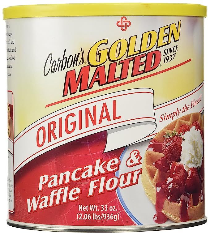 Golden Malted Waffle and Pancake Flour, Original, 33-Ounce Can | Amazon (US)