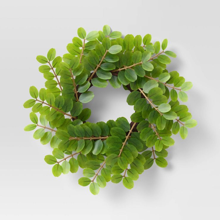 Green Leaf Mini Wreath - Threshold™ | Target