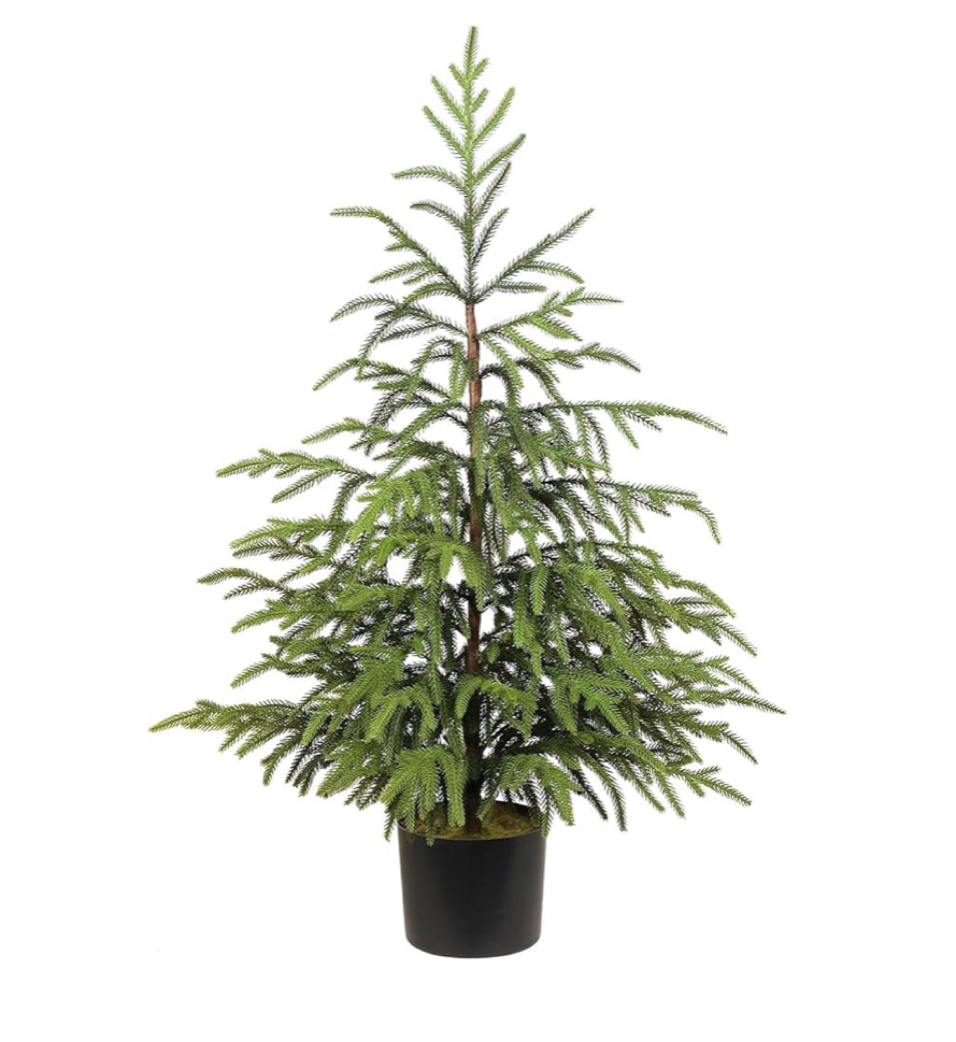 Artificial Norfolk Pine Tree - 36" Faux Christmas Tree Potted Green for Front Porch Christmas Indoor Outdoor Decor

#LTKSeasonal #LTKHoliday #LTKHome