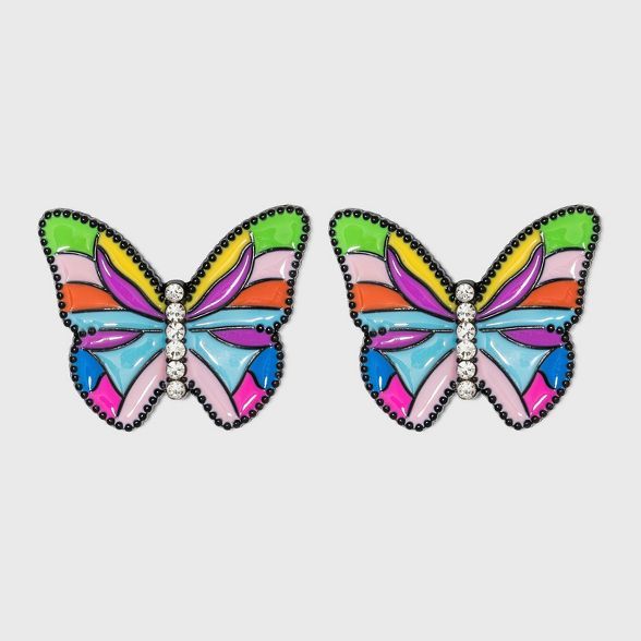 SUGARFIX by BaubleBar Colorful Butterfly Stud Earrings | Target