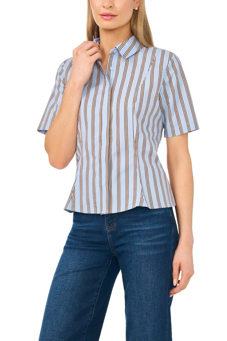 Princess Seam Button-Up Shirt (Women) | Nordstrom | Nordstrom