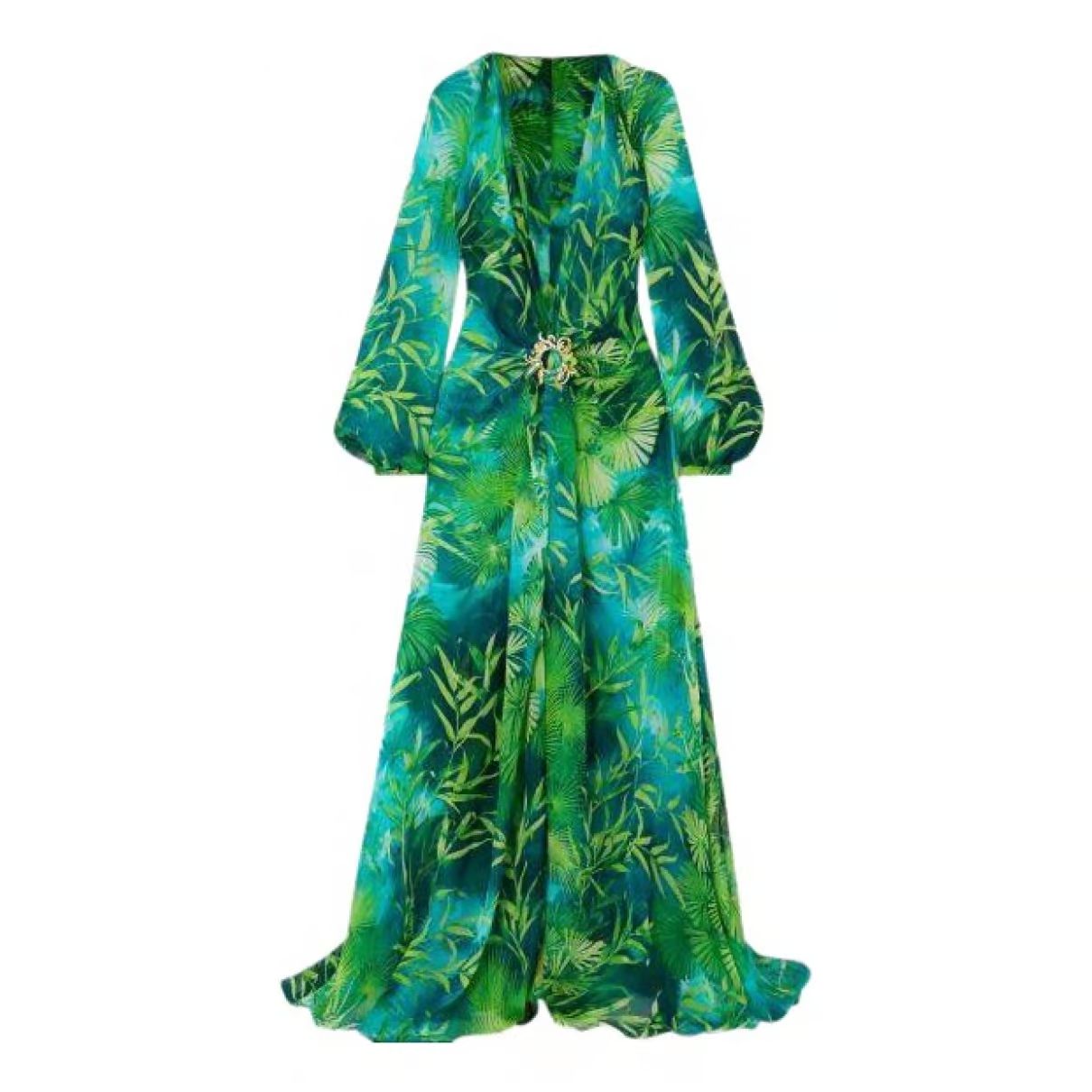 Robe longue Versace Vert taille 4 US en Non spécifié - 25097724 | Vestiaire Collective (Global)