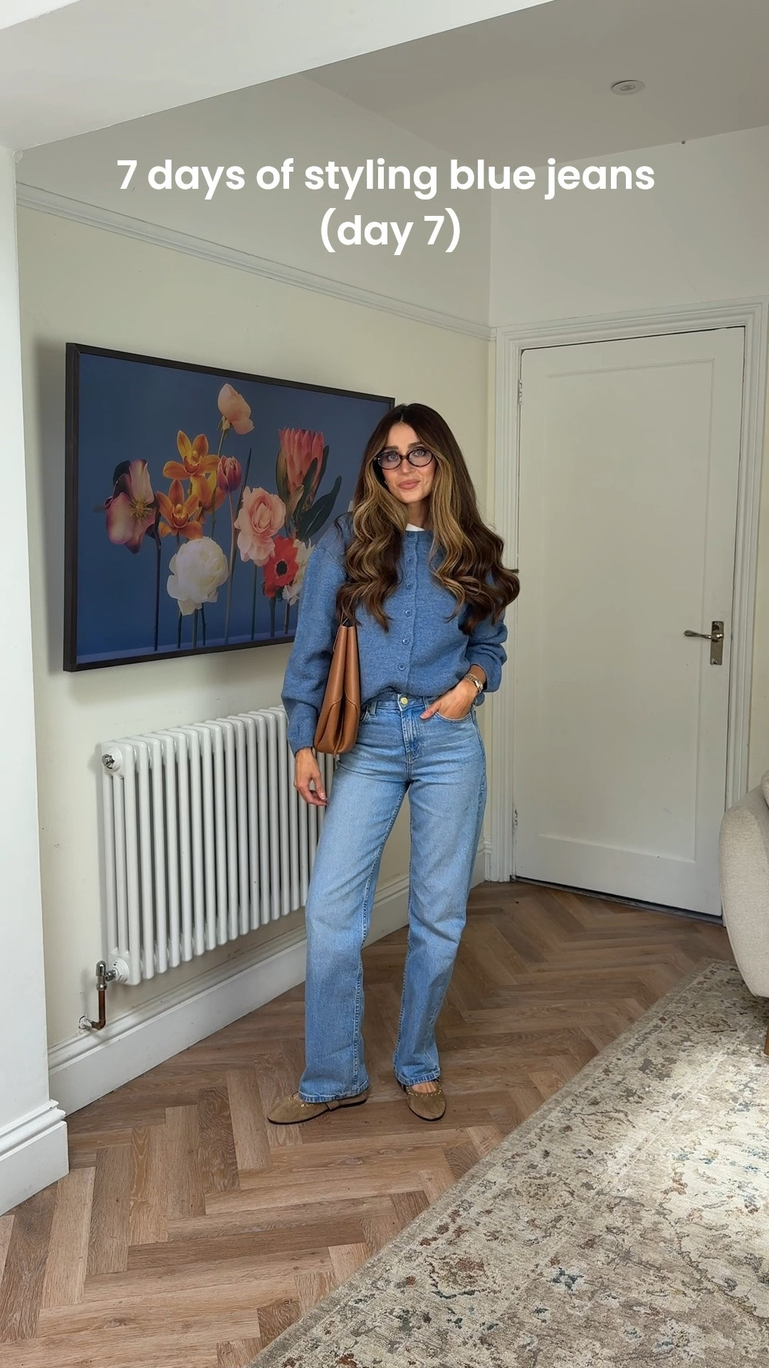 7 days of styling blue jeans (day 7) 👖 

Light wash blue denim jeans paired with baby blue cardigan and ballet pumps ✨

#LTKuk #LTKspring #LTKjeans