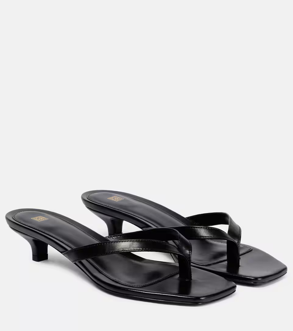 Leather thong sandals | Mytheresa (UK)