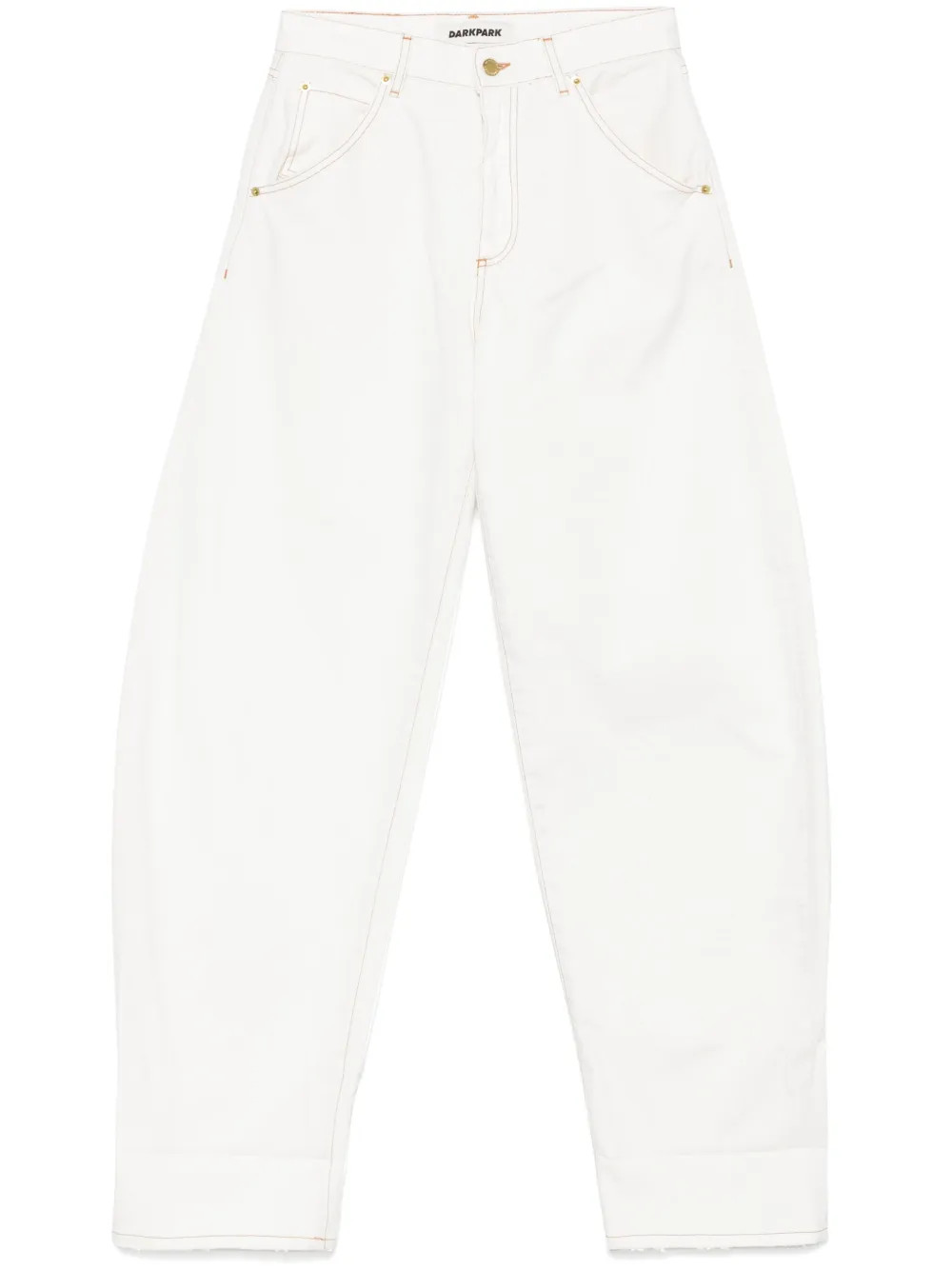 DARKPARK barrel-leg Jeans | White | FARFETCH | Farfetch Global
