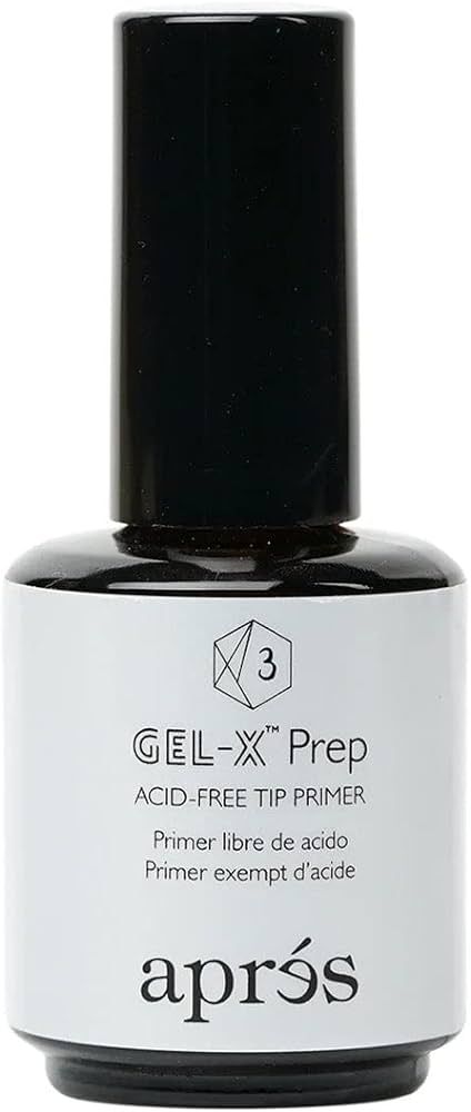 Aprés Gel-X Prep Acid-Free Tip Primer - Non-Acidic Gel Nail Primer for Gel-X Extensions (15 ml) | Amazon (US)