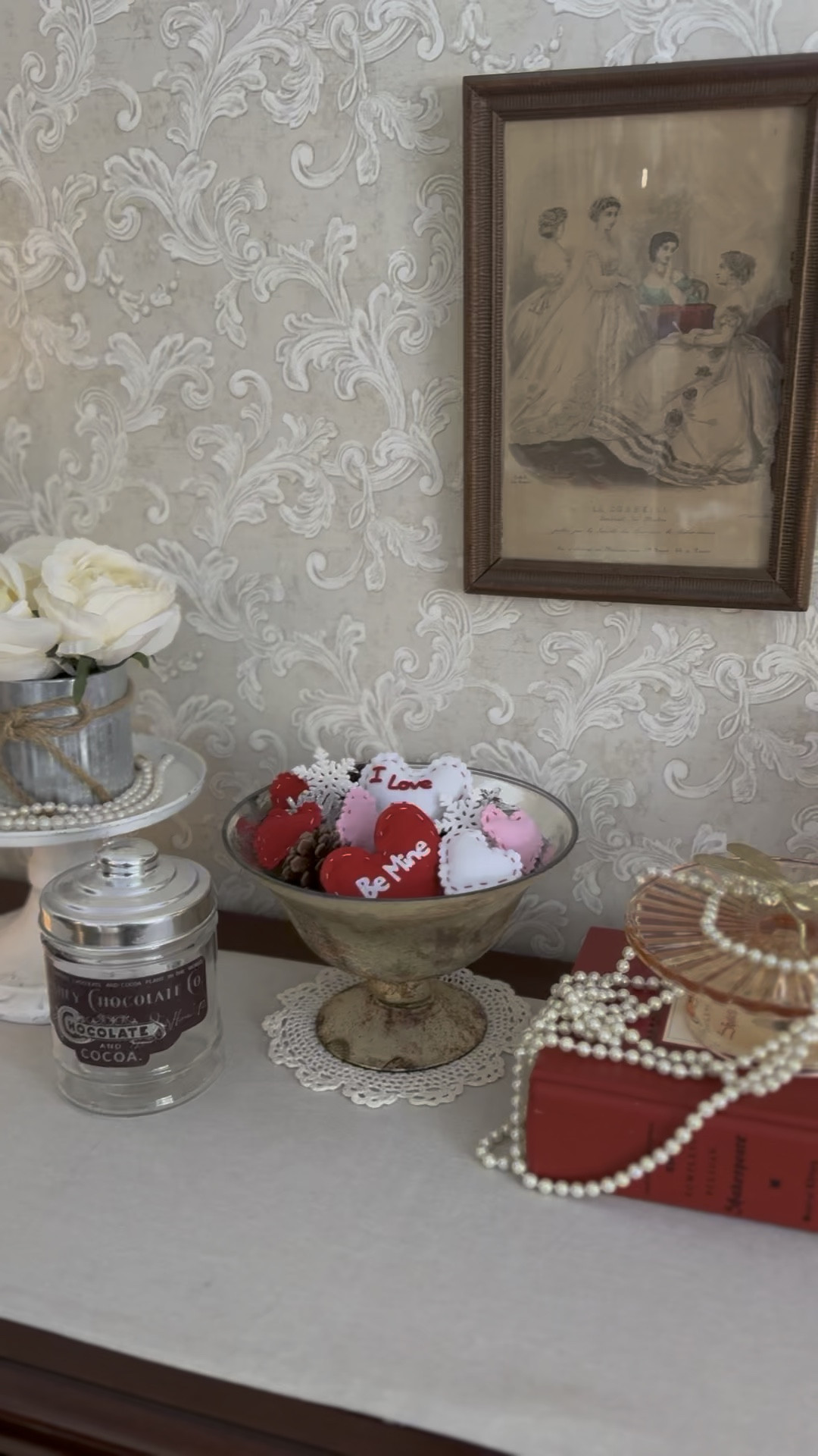 Valentine’s Day decorations, heart scatter, pink and red home decor, pink flowers, faux roses, Valentine’s Day decor 

#LTKSeasonal #LTKHome #LTKFindsUnder50