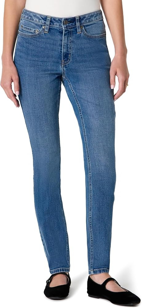 Amazon Essentials Womens High Stretch Mid-Rise Skinny Jeans | Amazon (US)