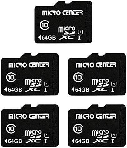 Micro Center 64GB Class 10 MicroSDXC Flash Memory Card with Adapter for Mobile Device Storage Pho... | Amazon (US)