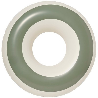 Sunnylife: Tube Pool Ring - Seagrass Green - 41" Inflatable Float, Ages 6+ | Target