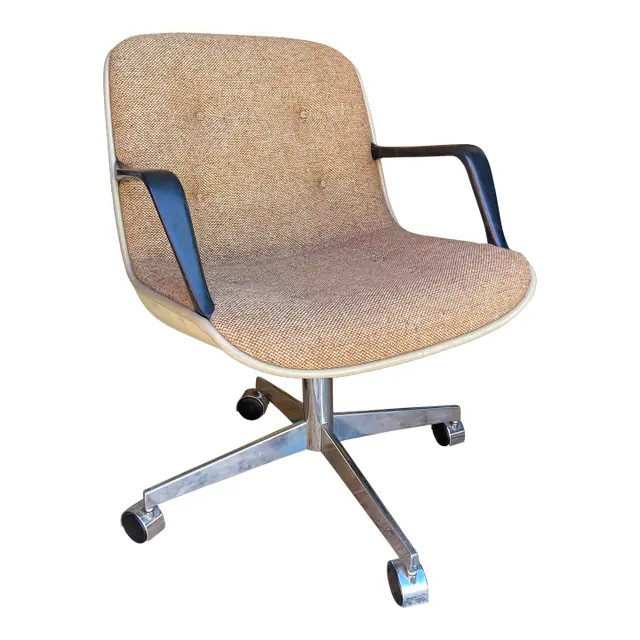 Vintage Steelcase Swivel Desk Chair | Chairish