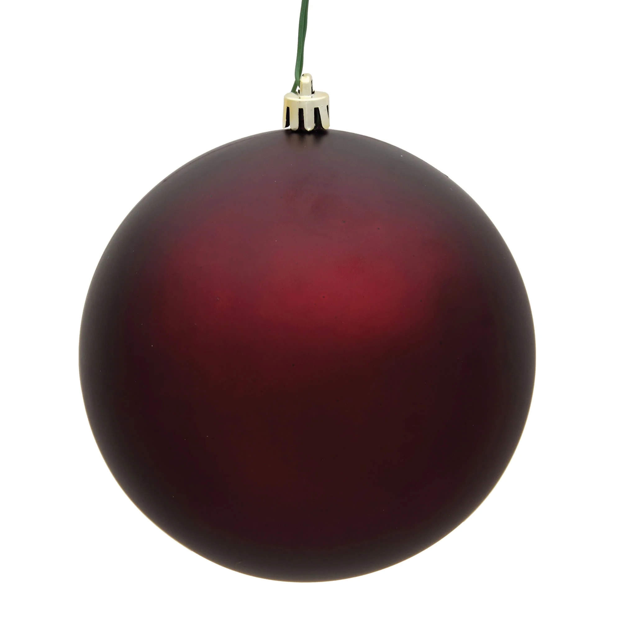 Vickerman 2.4" Burgundy Matte Ball Ornament, 60 per Box - Walmart.com | Walmart (US)