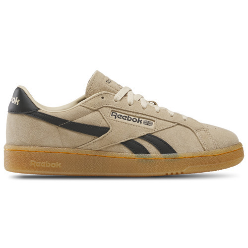 Reebok Mens Reebok Club C Grounds Uk - Mens Tennis Shoes Tan/Black/Gum Size 09.5 | Foot Locker (US)