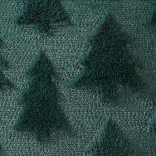 DFXSZ Christmas Tree Pillow Covers 18x18 inch Set of 2 Christmas Decoration Green Soft Plush Faux... | Amazon (US)