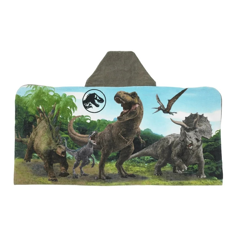 Jurassic World T-Rex Kids Cotton Hooded Towel | Walmart (US)