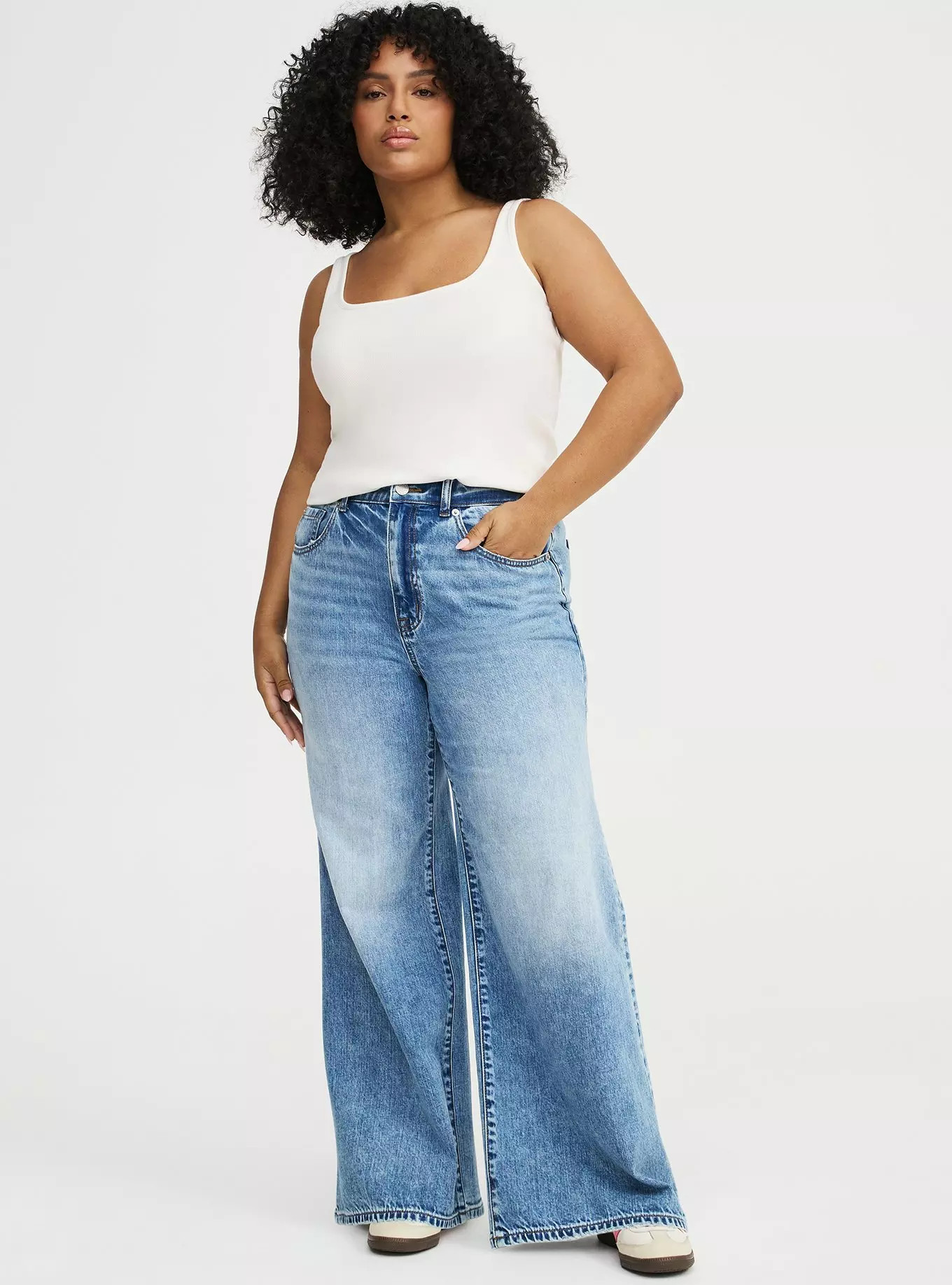 High-Rise Baggy Wide-Leg Jean | Torrid (US & Canada)