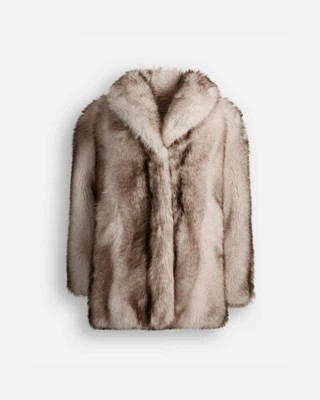 Emilia Faux Fur Jacket | DUCIE