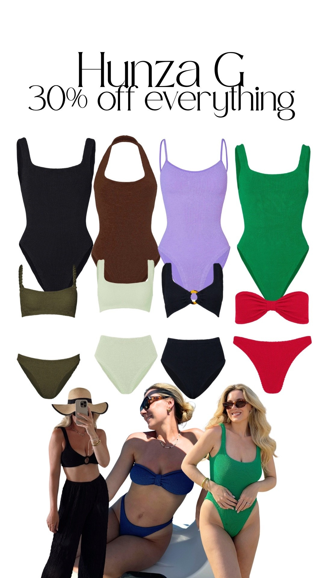 30% off almost everything in the Hunza G black friday sale 👙☀️

#LTKswimwear #LTKCyberWeek #LTKuk