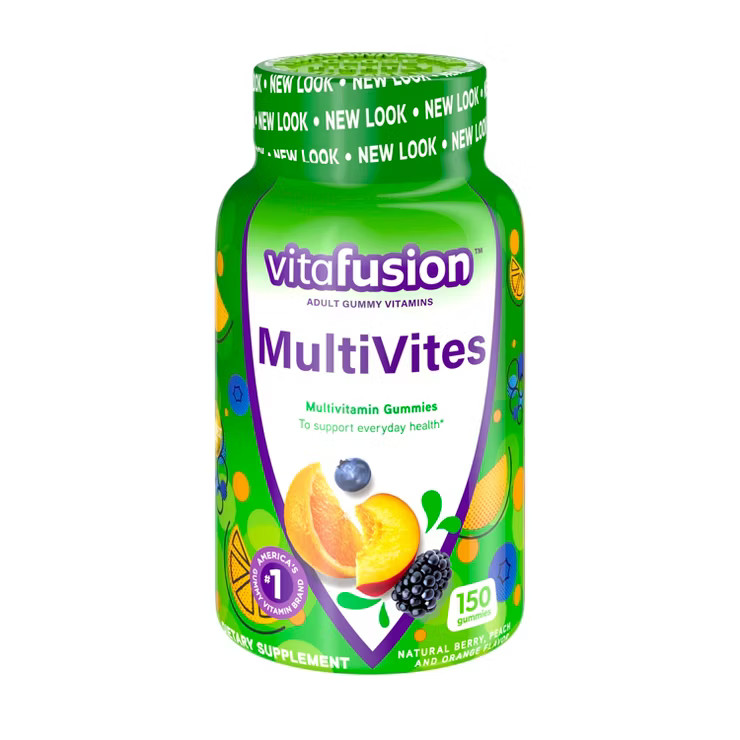 Vitafusion MultiVites Vitamin Gummies - Berry, Peach & Orange - 150ct | Target