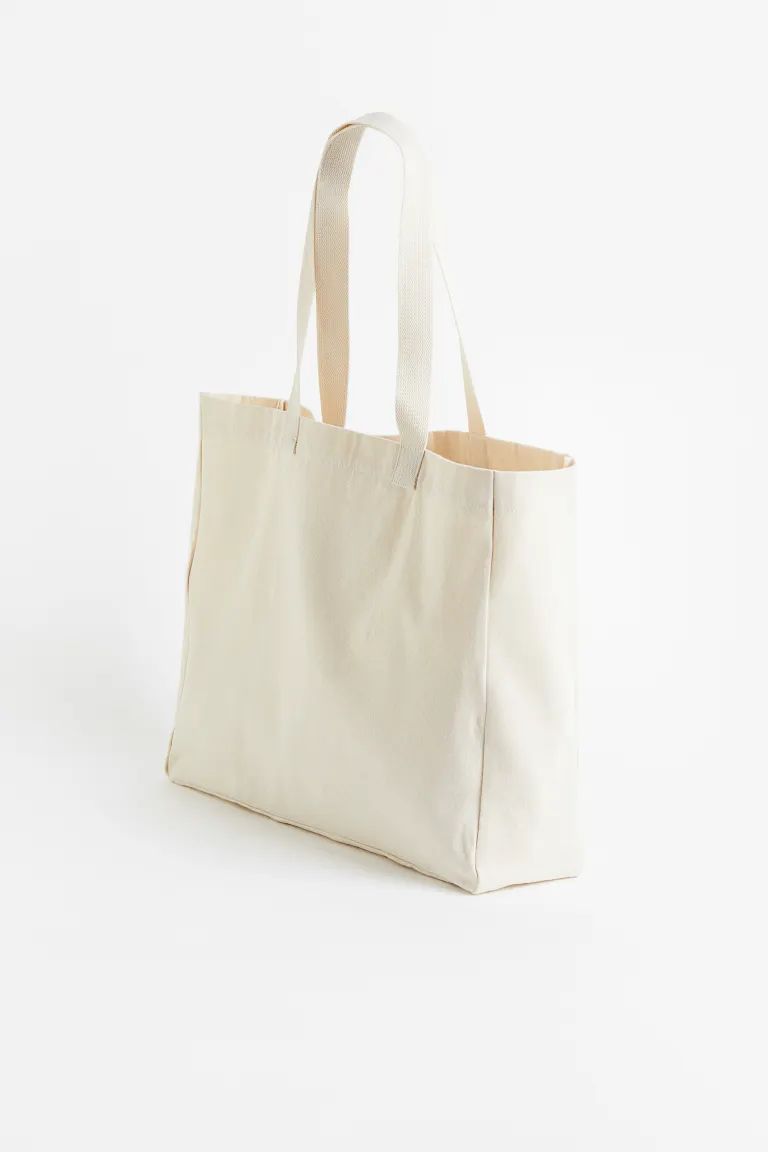 Printed Canvas Tote Bag | H&M (US + CA)