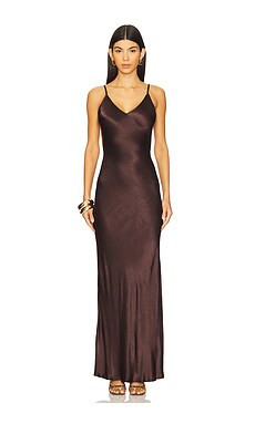 Bec + Bridge Sol Tie Maxi Dress in Dark Chocolate from Revolve.com | Revolve Clothing (Global)