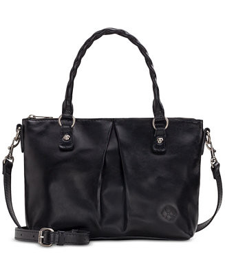 Zora Medium Leather Top Handle Crossbody Bag | Macy's