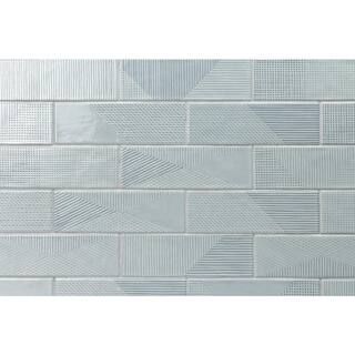 Ace Blue 2 in. x 8 in. x 9 mm Polished Ceramic Subway Wall Tile (38 pieces / 5.38 sq. ft. / case) | The Home Depot