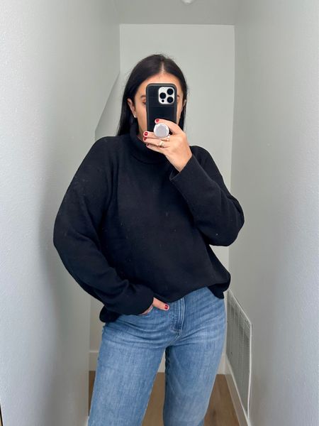 Nordstrom Anniversary Sale NSale 

Turtleneck Sweater wearing size small now $39 originally $59. Lennon High Waist Chew Hem Crop Bootcut Jeans wearing size 28. 

#LTKxNSale #LTKFind