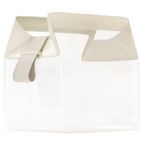 Cadence Parcel - Clear Kit with Magnetic Closure - Durable and Leak-Resistant Travel Toiletry Kit - Modular Design - Hygiene Bag for Travel Essentials - 2 Qt - Pebble | Amazon (US)